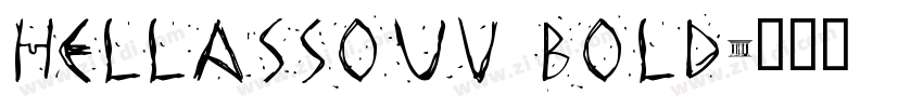 HellasSouv Bold字体转换